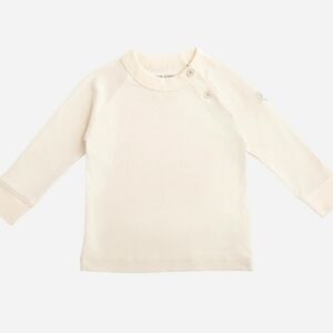 MON CHOU Baby Shirt 12-18 Months Organic Cotton Long Sleeve Crew Neck $30